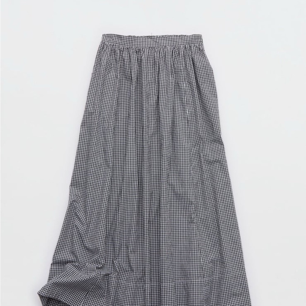 Aerie Black and White Maxi Skirt